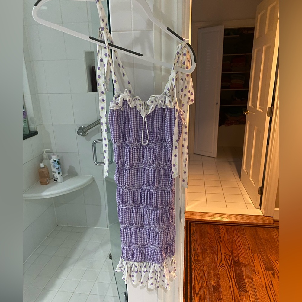 For Love and Lemons xs purple tight dress - Picture 6 of 7